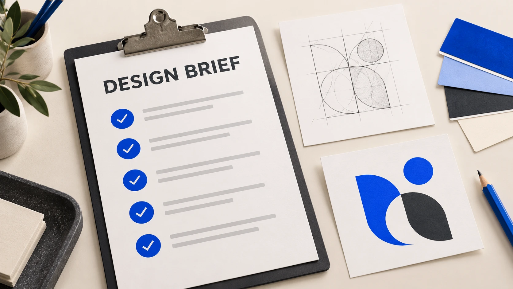 How to write a logo design brief with template