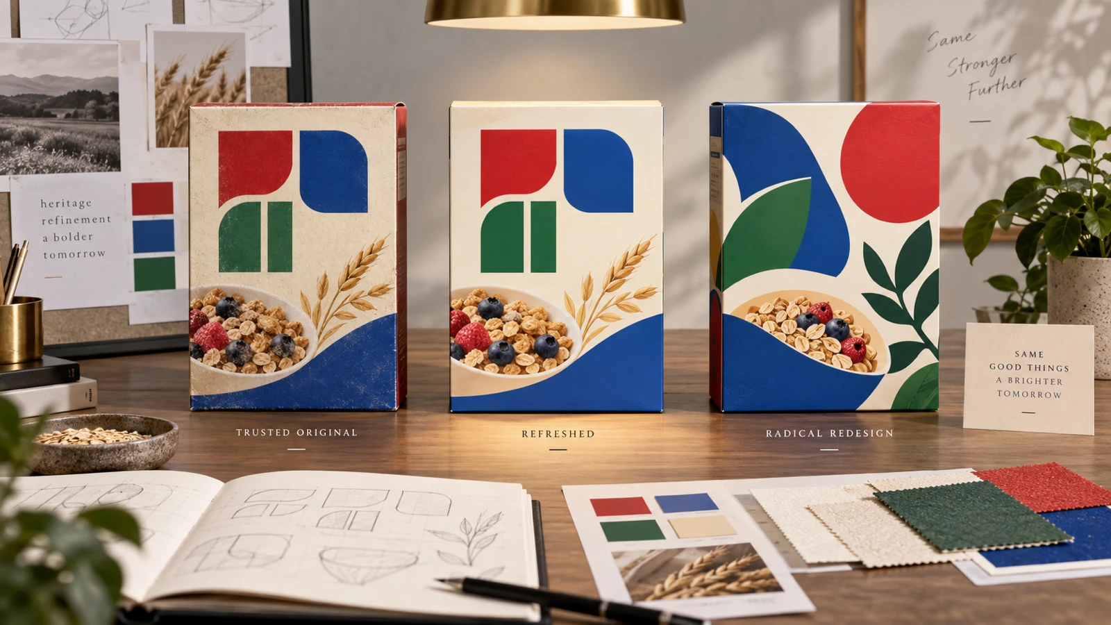 Brand refresh versus full logo redesign